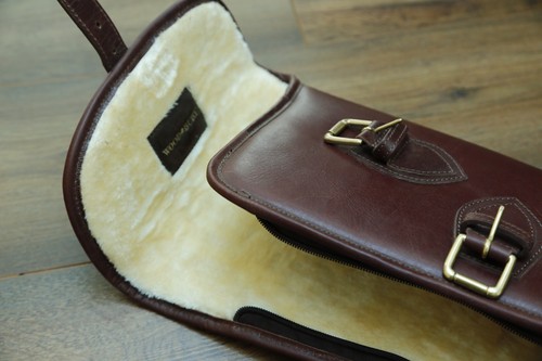 Cartridge bag leather - cartridge, gun