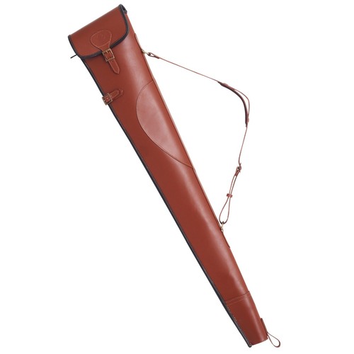 Leather shotgun slip case - leather,