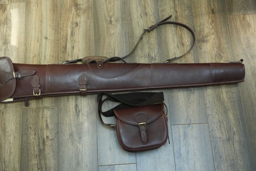 Leather gun slip handmade - leather,